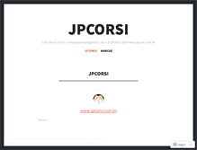 Tablet Screenshot of jpcorsi.wordpress.com