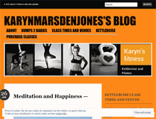 Tablet Screenshot of karynmarsdenjones.wordpress.com