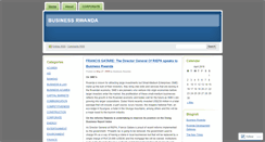 Desktop Screenshot of businessrwanda.wordpress.com
