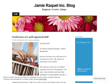 Tablet Screenshot of jamieraquel.wordpress.com