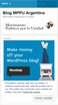 Mobile Screenshot of mppuargentina.wordpress.com