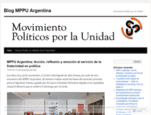 Tablet Screenshot of mppuargentina.wordpress.com