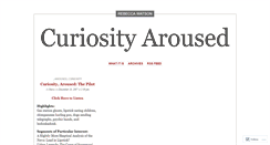 Desktop Screenshot of curiosityaroused.wordpress.com