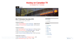 Desktop Screenshot of hockeytvcanada.wordpress.com