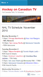 Mobile Screenshot of hockeytvcanada.wordpress.com