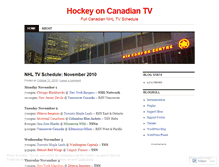 Tablet Screenshot of hockeytvcanada.wordpress.com