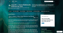 Desktop Screenshot of anvsoft2010.wordpress.com