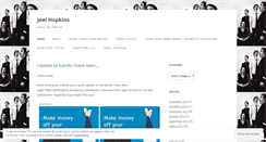 Desktop Screenshot of joelhopkins.wordpress.com