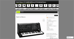 Desktop Screenshot of antidotdisco.wordpress.com