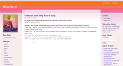 Desktop Screenshot of ajaran.wordpress.com
