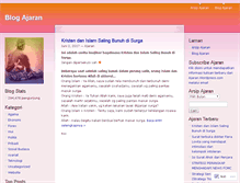 Tablet Screenshot of ajaran.wordpress.com