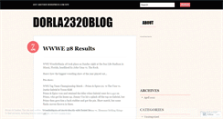 Desktop Screenshot of dorla2320blog.wordpress.com
