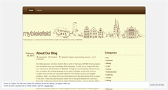 Desktop Screenshot of mybielefeld.wordpress.com