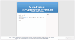 Desktop Screenshot of gizemguvenextra.wordpress.com