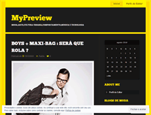 Tablet Screenshot of mypreview.wordpress.com