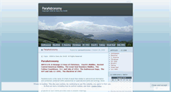 Desktop Screenshot of paraastronomy.wordpress.com