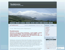 Tablet Screenshot of paraastronomy.wordpress.com