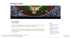 Desktop Screenshot of nysportschick.wordpress.com