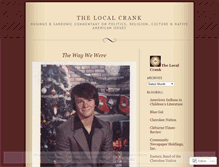 Tablet Screenshot of localcrank.wordpress.com