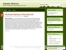 Tablet Screenshot of islamichistoryjournal.wordpress.com