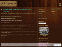 Tablet Screenshot of gastroglasgow.wordpress.com