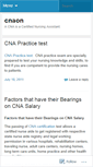 Mobile Screenshot of cnaon.wordpress.com