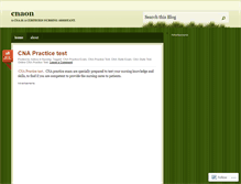Tablet Screenshot of cnaon.wordpress.com