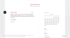 Desktop Screenshot of dispnidarhand5650.wordpress.com