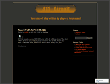 Tablet Screenshot of 411airsoft.wordpress.com