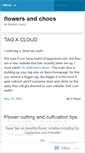 Mobile Screenshot of flowerschocs.wordpress.com