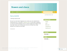 Tablet Screenshot of flowerschocs.wordpress.com