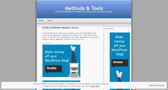 Desktop Screenshot of methodsandtools.wordpress.com