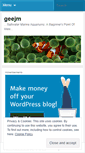 Mobile Screenshot of geejm.wordpress.com