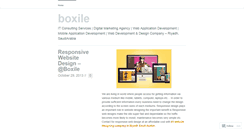 Desktop Screenshot of boxile.wordpress.com