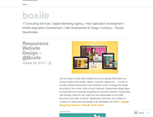 Tablet Screenshot of boxile.wordpress.com