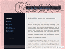 Tablet Screenshot of myblackberrycodeapplication.wordpress.com