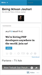 Mobile Screenshot of beingikhsan.wordpress.com