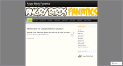 Desktop Screenshot of angrybirdsfanatic.wordpress.com
