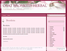 Tablet Screenshot of obatbronkitisherbalalami.wordpress.com