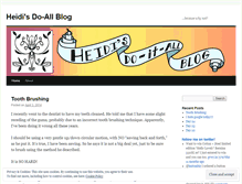 Tablet Screenshot of heidisavestheday.wordpress.com