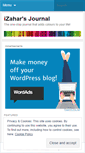 Mobile Screenshot of izaharjournal.wordpress.com