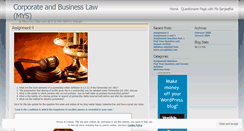 Desktop Screenshot of f4law.wordpress.com