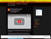 Tablet Screenshot of extremesportmania.wordpress.com