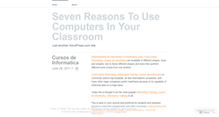 Desktop Screenshot of informatica81.wordpress.com