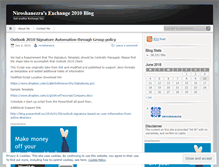 Tablet Screenshot of exchange2010info.wordpress.com