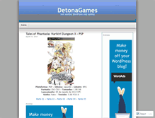 Tablet Screenshot of detonaxgames.wordpress.com