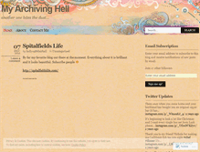 Tablet Screenshot of hollyfairhall.wordpress.com