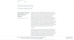 Desktop Screenshot of joerooney.wordpress.com