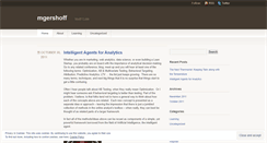 Desktop Screenshot of mgershoff.wordpress.com