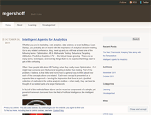 Tablet Screenshot of mgershoff.wordpress.com